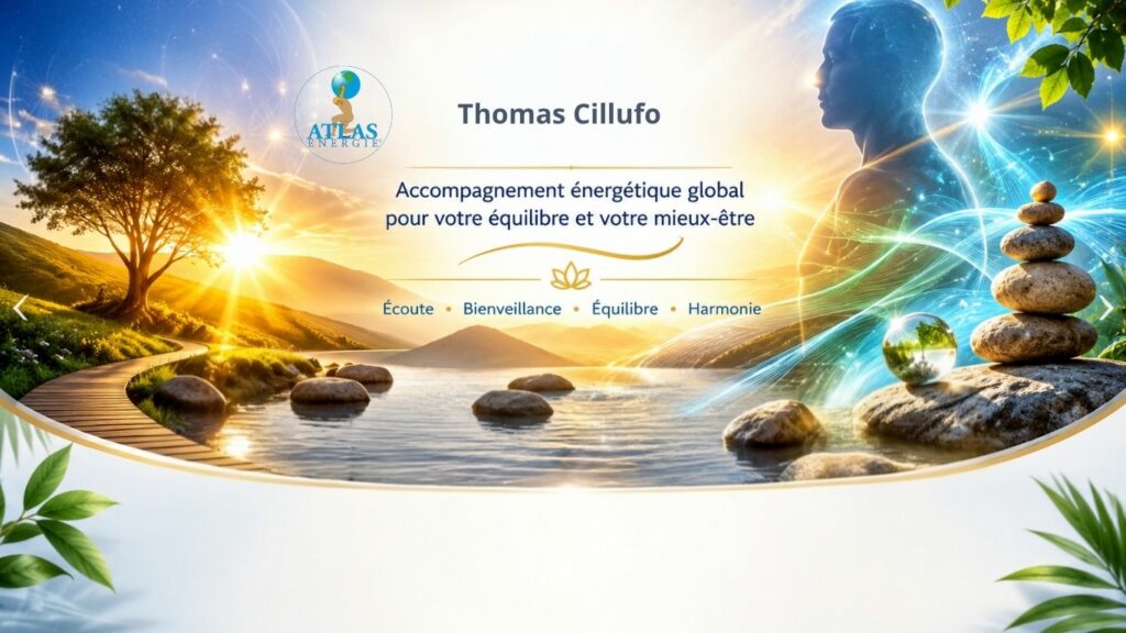 Thomas Cillufo Feurs Atlas premiere cervicale repositionnement soin energetique bio well geobiologie